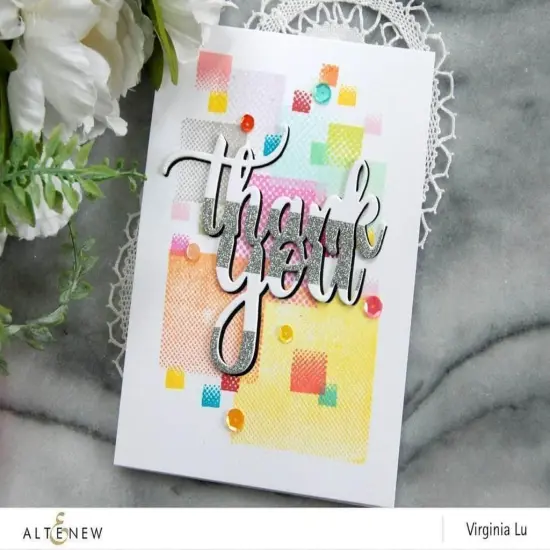 Halftone Squares Stamp Set {2}