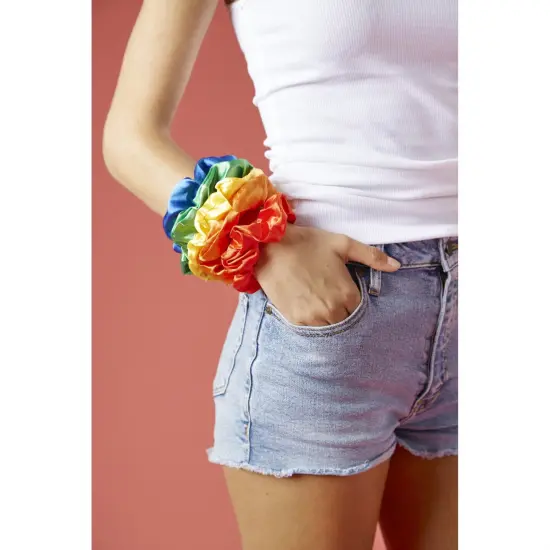 DII Polyester Bin Lattice Cinnamon Round Large {6}