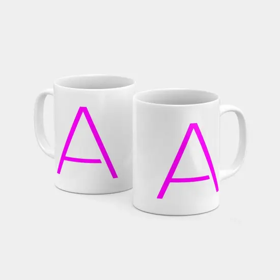 Monogram Letter 11oz Mug XXI {3}