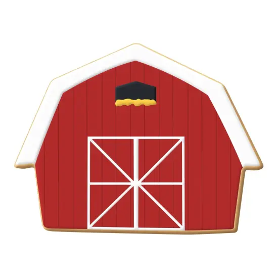 CookieCutter.Com Barn Cookie Cutter 3 Inch &ndash;Tin Plated Steel Cookie Cutters &ndash; Made In The USA {4}