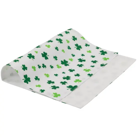 Northlight Shamrock St. Patrick's Day Placemats - 18" - White and Green - Set of 4 {5}