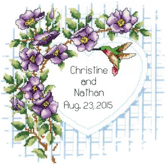 Janlynn Counted Cross Stitch Kit 10"X10"-Garden Trellis {2}