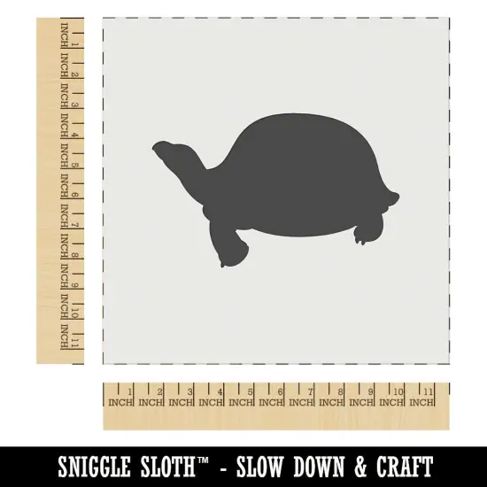 Tortoise Turtle Solid Wall Cookie DIY Craft Reusable Stencil {1}