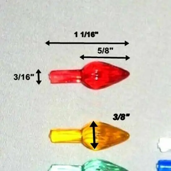 Kitcheniva 25 Pcs Ceramic Christmas Tree Bulbs Lights Aqua {3}