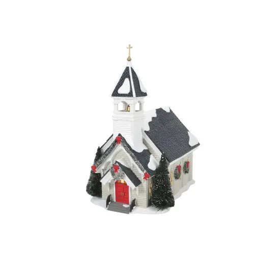 Department 56 Dept 56 Pleasant View Church Christmas Figure White {1}