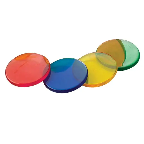 Transparent Counters - 1" - 250 Per Set - 3 Sets {3}
