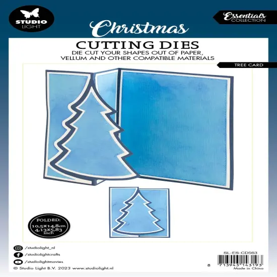 Studio Light Essentials Cutting Die-Nr. 563, Tree Card {2}