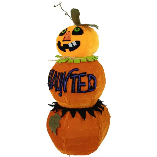 Northlight Lighted Haunted Jack-O-Lantern Halloween Decoration - 38" - Orange {5}