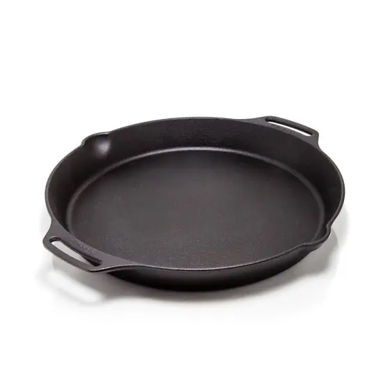 Petromax Cast Iron Fire Skillet for Kitchen or Camping, Pre-Seasoned Cookware for Campfire or Home Oven and Stove, Conducts Heat Evenly, Side Handles {1}