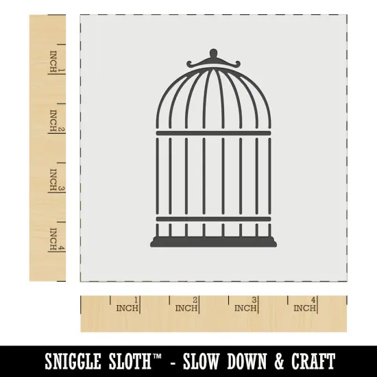 Pet Wire Birdcage Wall Cookie DIY Craft Reusable Stencil {6}