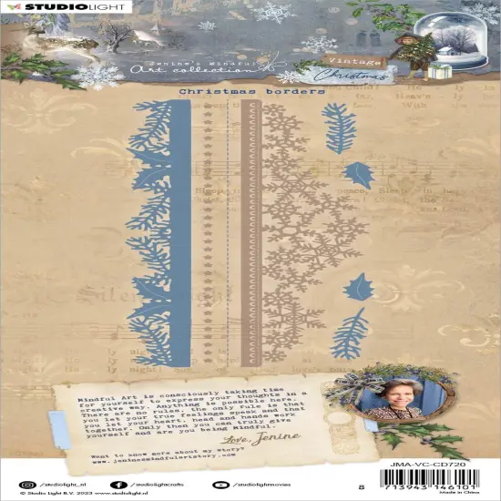 Studio Light Jenine's Mindful Art Cutting Die-Nr. 720, Christmas Borders {3}