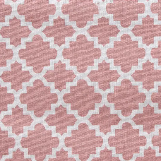 DII PE-Coated Cotton Polyester Laundry Bin Lattice Rose Rectangle Extra Large 12.5x17.5x10.5 (Set of 2) {4}