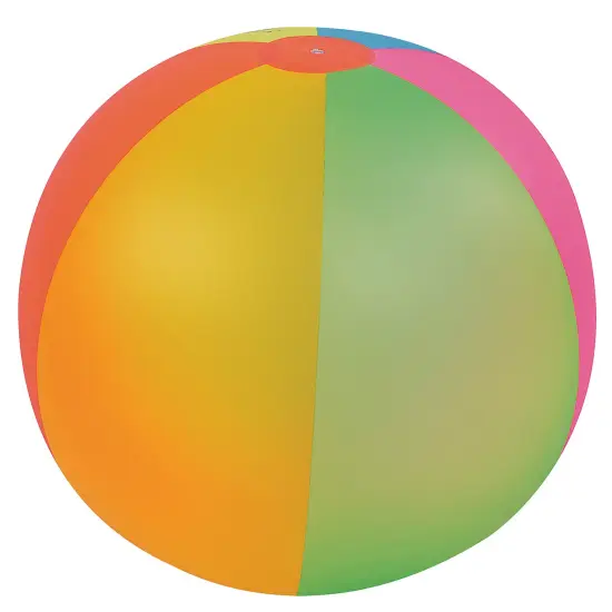 Pool Central Inflatable 6-Panel Jumbo Beach Ball - 39" - Multicolor {1}