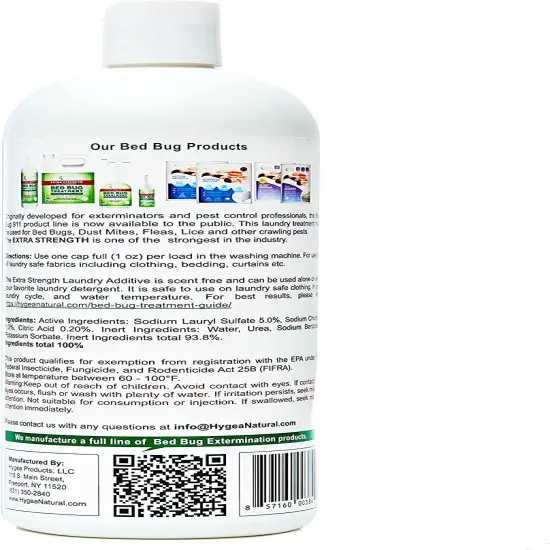 Hygea Laundry Extra Strenght Treatment Additive 32 oz {2}