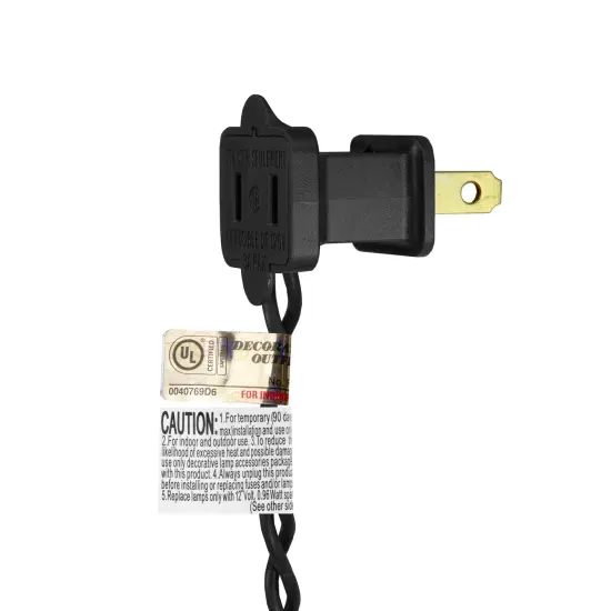 Northlight Wide Angle LED Christmas Lights - Purple - 16' Black Wire - 50ct {4}