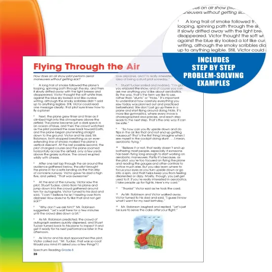 Spectrum Grade 8 Reading Workbook, Middle School Books With Nonfiction and Fiction Passages and Learning Activities, Classroom or Homeschool Curriculum {4}