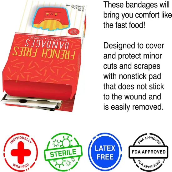 French Fries GAMAGO Bandages | Set of 18 {4}