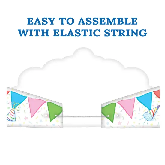 Carson Dellosa 30-Piece Birthday Crown Set, Colorful Party Hats for School and Kids Parties, Gift Bags, Elementary and Kindergarten Classroom Must Haves {4}