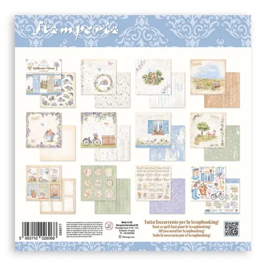 Stamperia Double-Sided Paper Pad 8"X8" 10/Pkg-Create Happiness Welcome Home {2}