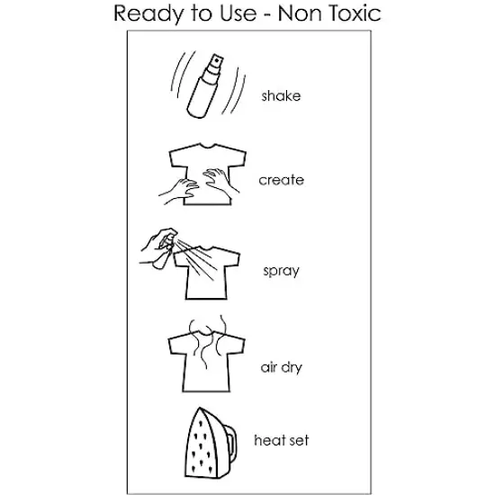 Galaxy Tie-Dye Kit, Fabric Spray Dye, 8 Colors {2}