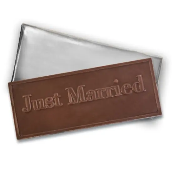 Wedding Candy Party Favors Embossed Belgian Chocolate Bars - Beach {3}