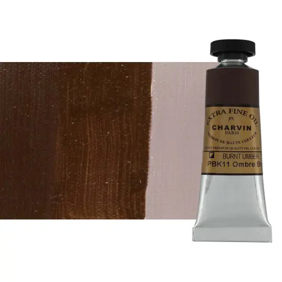 Charvin Extra Fine Oil Paints Burnt Umber - 60, 120, 150 {2}
