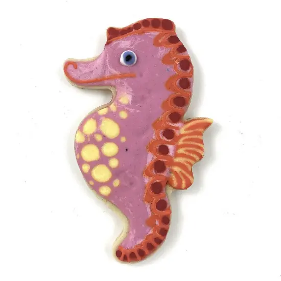 Seahorse Cookie Cutter 4.5 in, CookieCutter.com, Tin Plated Steel, Handmade in the USA {2}