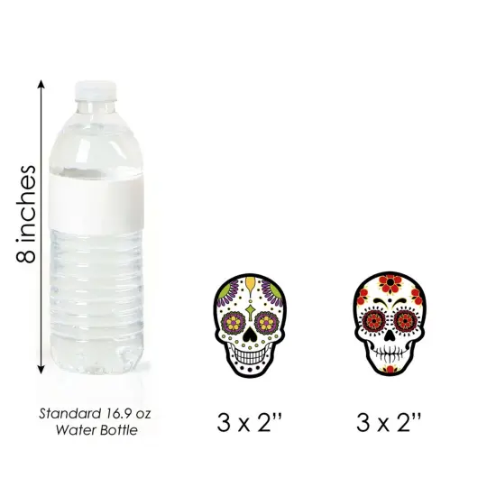 Big Dot of Happiness Day of the Dead - DIY Shaped Sugar Skull Party Cut-Outs - 24 Count {7}
