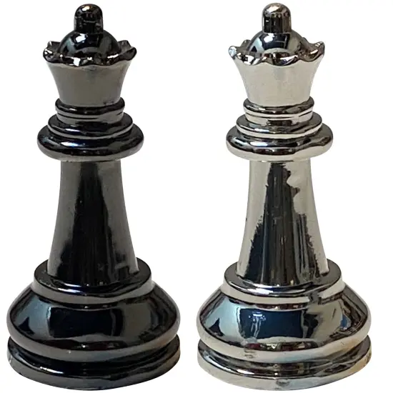 Bobby Fischer Metal Ultimate Chess Pieces, 3.75 in. king {3}