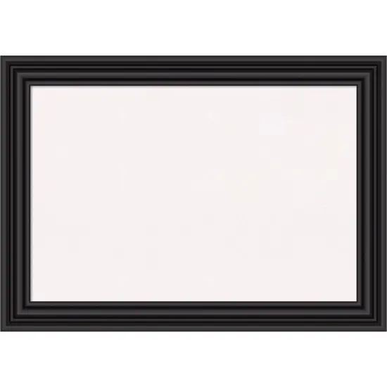 Colonial Black Framed Corkboard, White Cork {1}