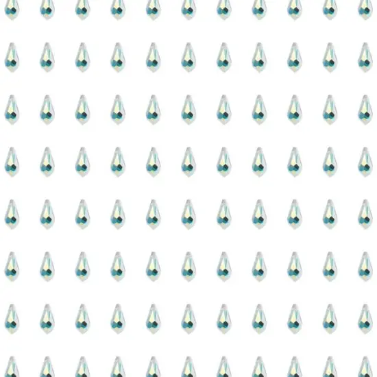 Preciosa 144-Piece Teardrop Glass Pendant, 5.5x11mm Crystal AB {2}