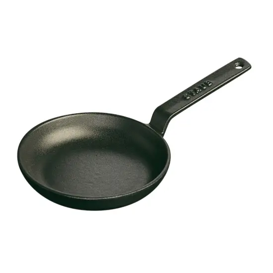 Staub Cast Iron 4.75-inch Mini Frying Pan - Matte Black {1}