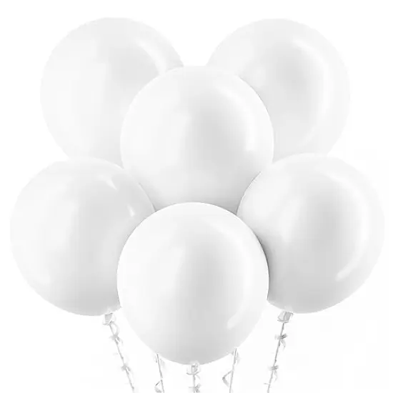 30 Pack 18 Inch White Balloons - Large Thick Round Latex Balloons for Wedding, Baby Shower, Anniversary, and Birthday Party Decorations {2}