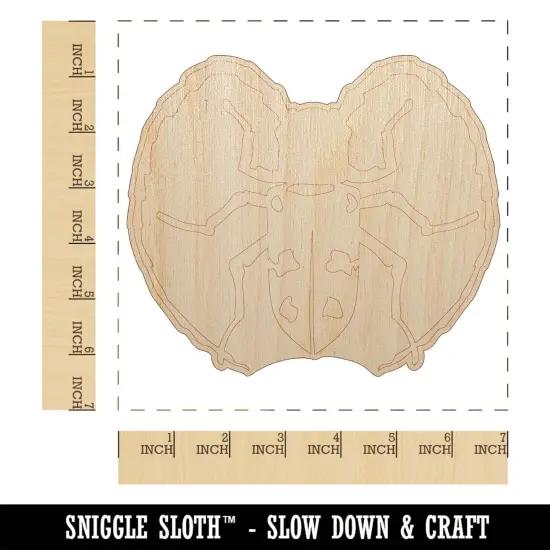 Citrus Long Horned Beetle Insect Unfinished Wood Shape Piece Cutout for DIY Craft Projects {1}