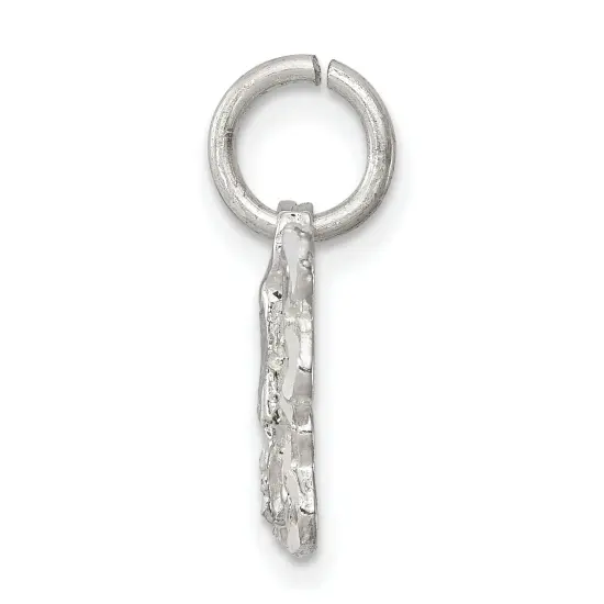 Sterling Silver Filigree Butterfly Charm Pendant Jewerly 20mm x 17mm {3}