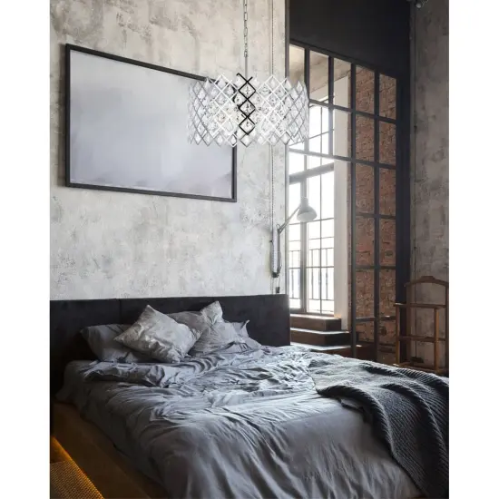 Lyla 21 inch pendant in chrome {2}