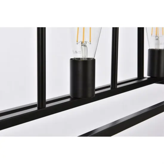 Voir 3 lights pendant in black {4}