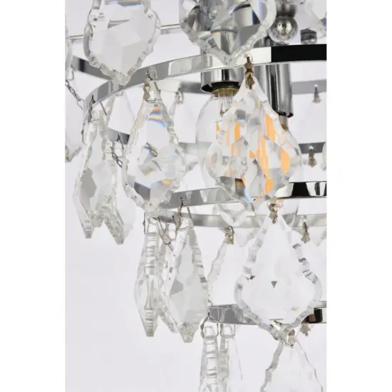 Ella 12 inch flush mount in chrome {6}