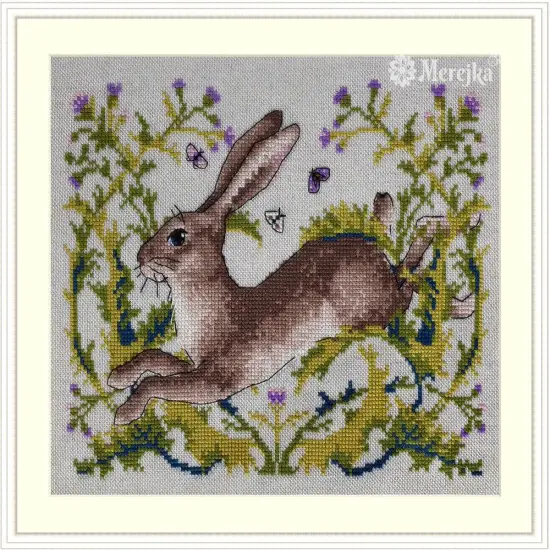 The Hare K-147A Counted Cross-Stitch Kit {1}