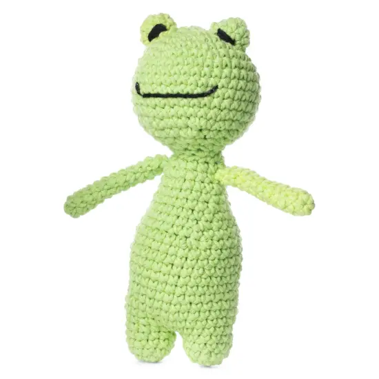 Red Heart Amigurumi Kit-Trevor The Frog {5}