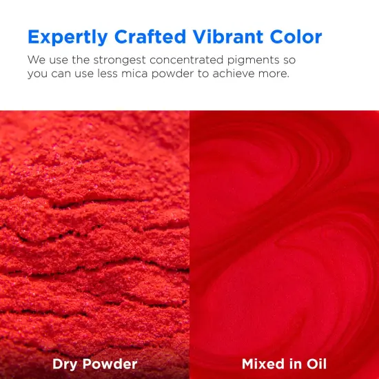 Rolio - 1 Jar Mica Powder (Scarlet) - 50g / 1.8 oz {2}