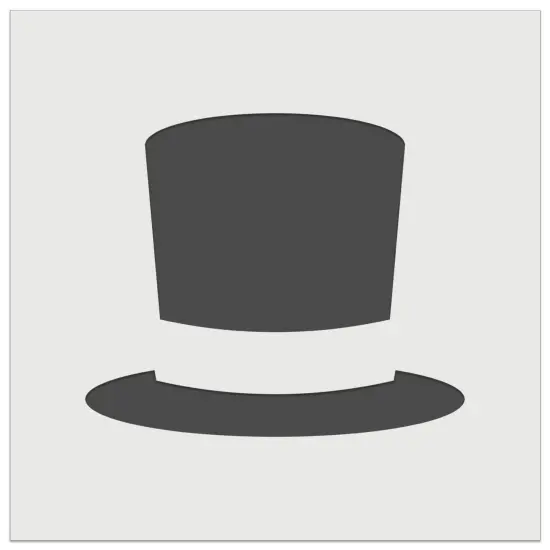 Top Hat Wall Cookie DIY Craft Reusable Stencil {7}