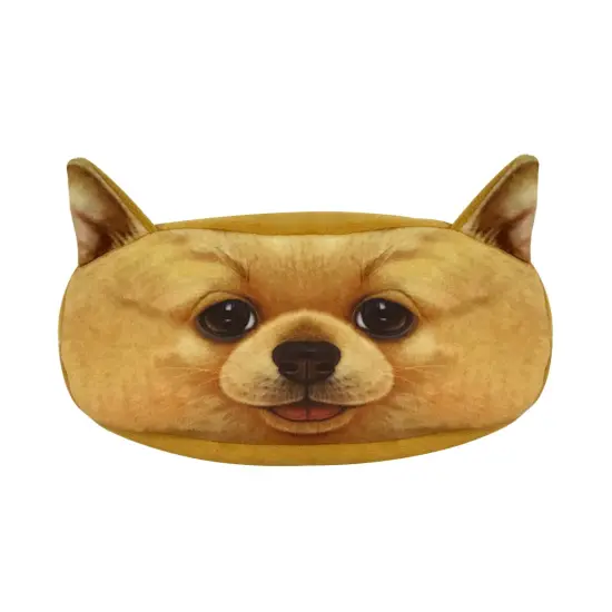 Wrapables Dog Face Zippered Pencil Case (Set of 2) Chihuahua Bulldog {2}