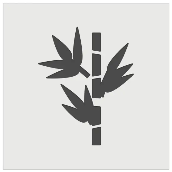 Bamboo Shoot Wall Cookie DIY Craft Reusable Stencil {7}