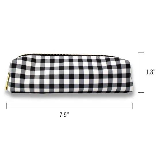 Slim Pencil Case - Buffalo Check - Pack 6 {4}