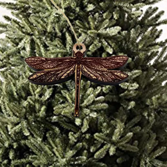 Dragonfly - Cedar Ornament {3}