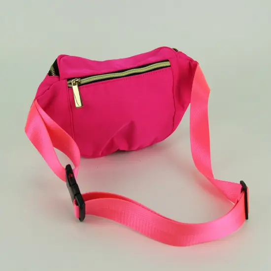 Nylon Canvas Fanny Pack with Hidden Pocket {2}