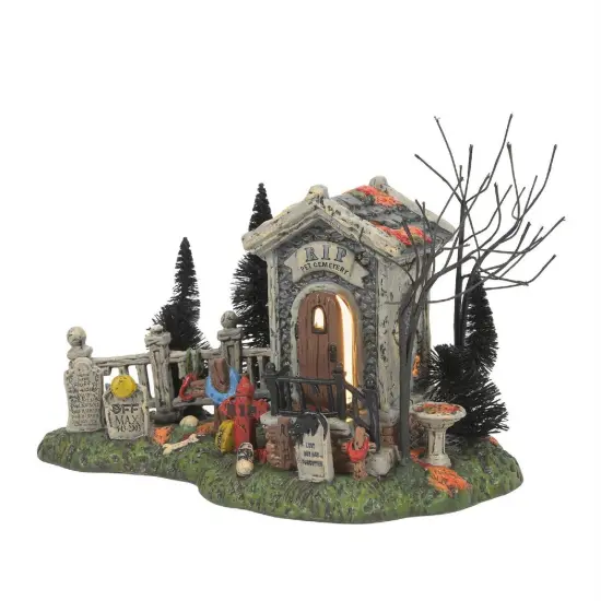 Department 56 Department 56 Snow Village R.I.P. Cemetery Halloween Tabletop Decoration #6011442 Gray {1}