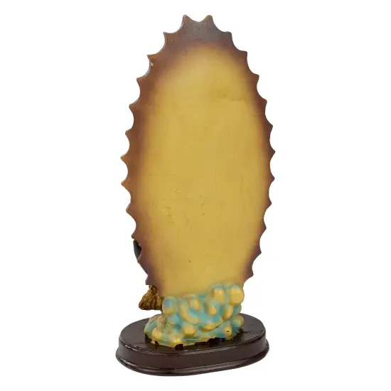 Northlight Our Lady of Guadalupe with Angel Figurine - 9.25" Brown {6}