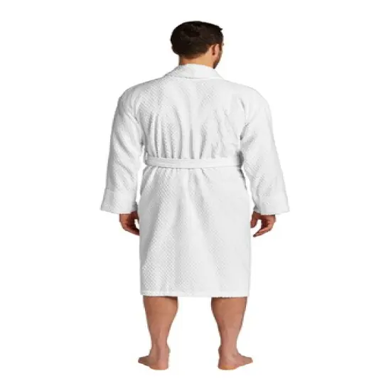 PORT AUTHORITY&reg; Terry Shawl Collar Robe White {5}